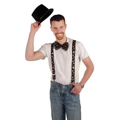 Awards Night Suspenders - Black