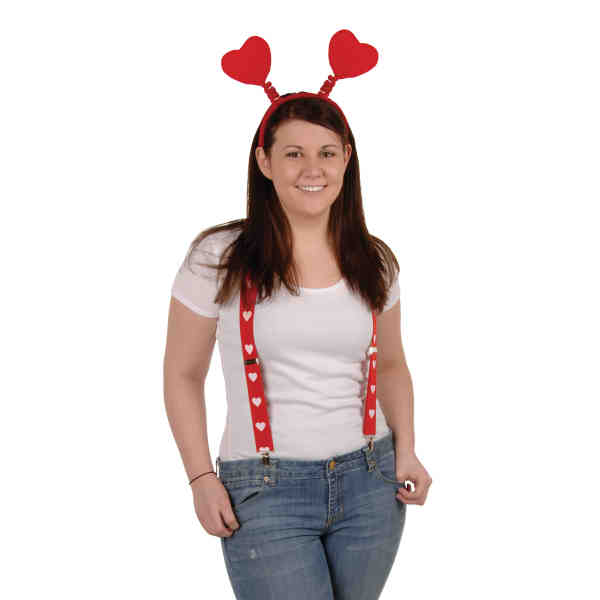 Picture of DDI 665811 Heart Suspenders Case of 12