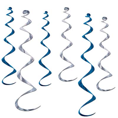 Picture of Beistle 50065-BS Twirly Whirlys - Pack of 6
