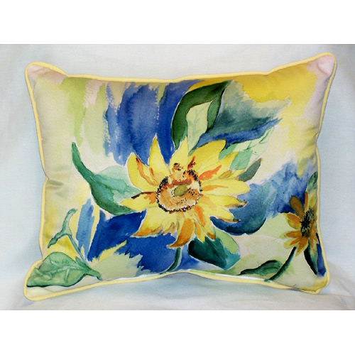Betsy's Sunflower Art Only Pillow 16''x20''