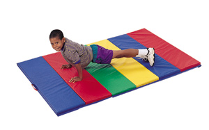 Picture of Childrens Factory CF321-144 4 ft. x 4 ft. Rainbo Panel Folding Mat