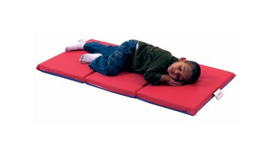 Picture of Childrens Factory CF400-524RB Red- Blue 3 Section- 1 in. Thick Infection Control Mat- 10 Pack