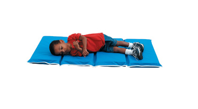 Picture of Childrens Factory CF400-003 2 in. Thick Blue Rugged Rest Mat