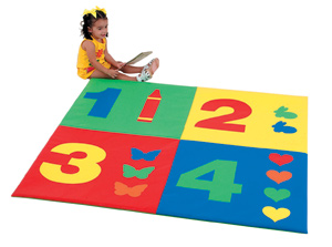 Picture of Childrens Factory CF362-161 1-2-3-4 Mat