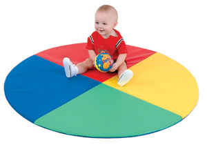Picture of Childrens Factory CF362-159 Four Color Pie Mat