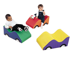 Picture of Childrens Factory CF332-487 Soft Toddler Car- Set of 3