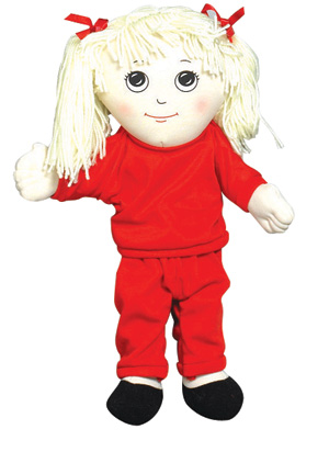 Picture of Childrens Factory CF100-729 White Girl in Sweat Suit