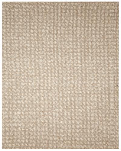 Picture of Anji Mountain Bamboo Rug Co. AMB0308-0046 4Ft X 6Ft Zatar Ribbed Loop Pile Natural Wool and Jute Rug