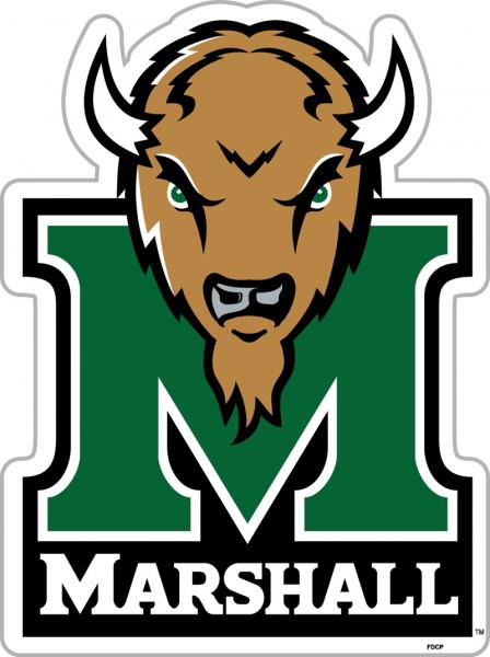 Picture of Fremont Die 58799 12&amp;apos;&amp;apos; Vinyl Magnet  - Marshall Thundering Herd