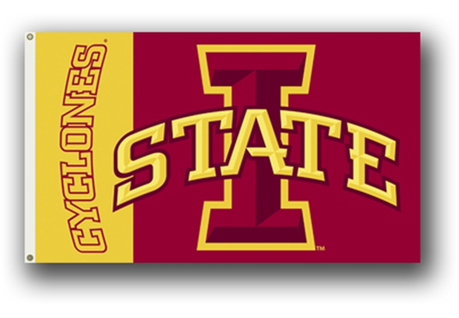 Picture of Bsi Products 95222 3 Ft. X 5 Ft. Flag W/Grommets - Iowa State Cyclones