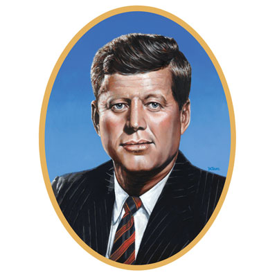 Picture of Beistle 54841 John F Kennedy Cutout - Pack of 12