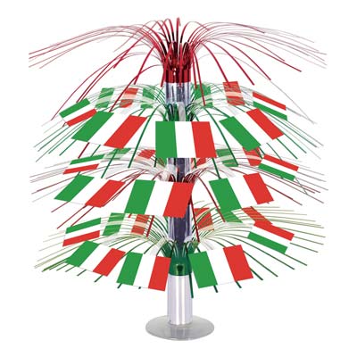 Picture of Beistle 57367 Italian Flag Cascade Centerpiece - Pack of 6