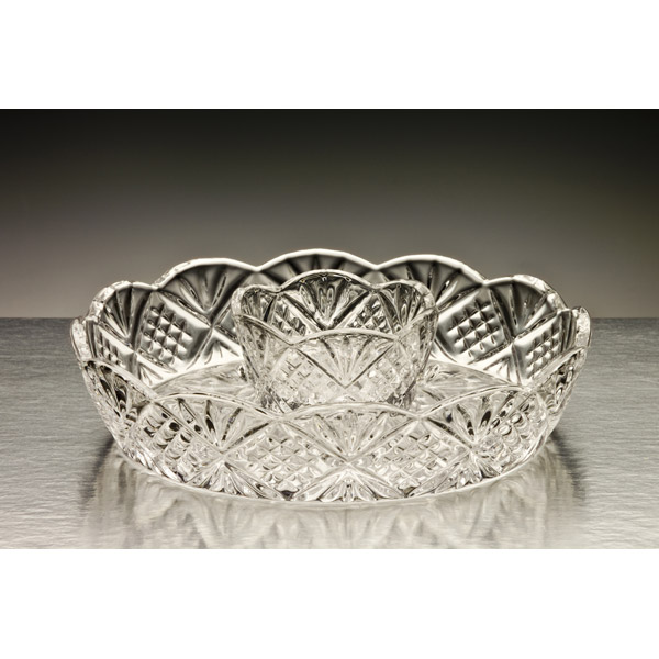 Dublin Mini Crystal Chip N Dip Platter