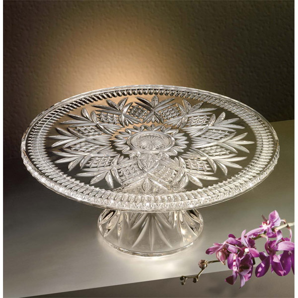 Picture of Godinger 25947 Dublin Crystal Footed Cake Plate