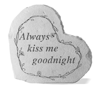 Picture of Kay Berry 08507 Small Heart- Always Kiss Me Goodnight...