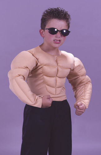 Picture of Costumes For All Occasions Fw5852Sm Muscle Shirt Child Small