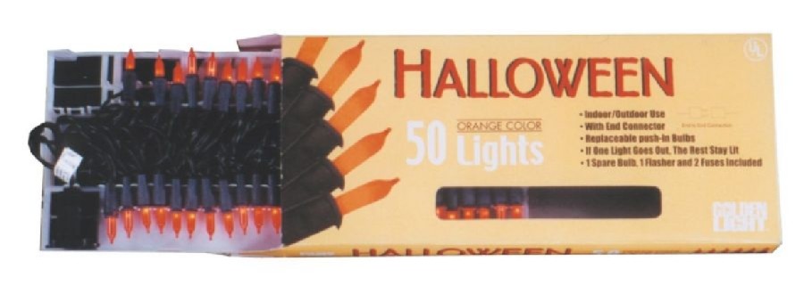 Picture of Costumes For All Occasions Ma83Or Light Set 50 Orange W Conn