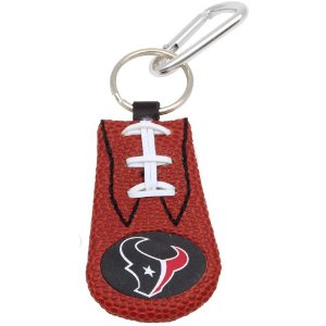 Picture of GameWear GWKCFBHOU Leather GameWear NFL Football Classic KeyChain