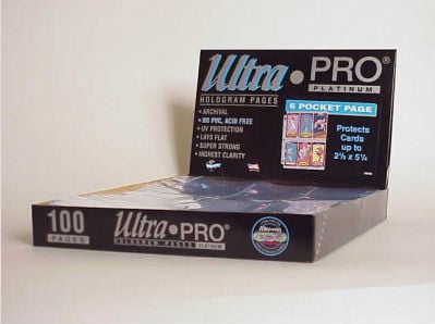 UP206D  6 Pocket- Tallcards Pages- 100ct