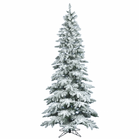 6.5 ft. x 39 in. Flocked Utica Fir Tree 744T