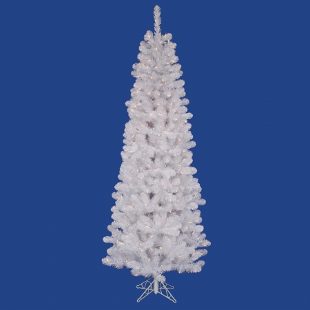 8.5 ft. x 40 in. White Salem Pencil 360LED WmW