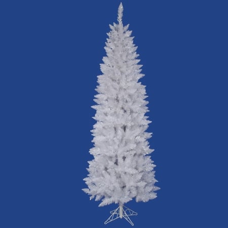 A104075 7.5 ft. x 34 in. White Spruce Pencil Tree 626T -  Vickerman