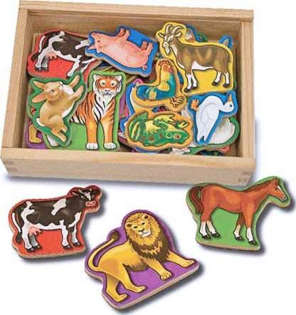 Picture of Melissa &amp; Doug 475 Magnetic Wooden Animals