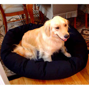 Picture of Majestic Pet 788995611202 24 in. Small Bagel Bed- Black