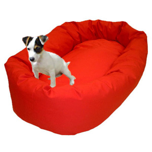 Picture of Majestic Pet 788995611219 24 in. Small Bagel Bed- Red