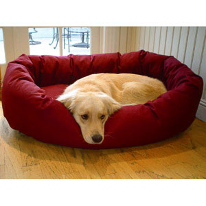 Picture of Majestic Pet 788995611448 40 in. Large Bagel Bed- Burgundy