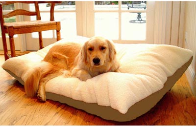 Picture of Majestic Pet 788995651659 42x60 Extra Large Rectangle Pet Bed- Khaki