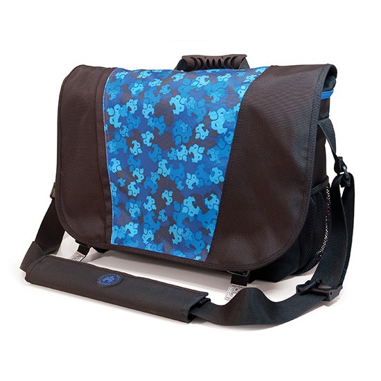 Picture of Mobile Edge ME-SUMO33MB3 16 in. Sumo Messenger Bag-Black-Blue