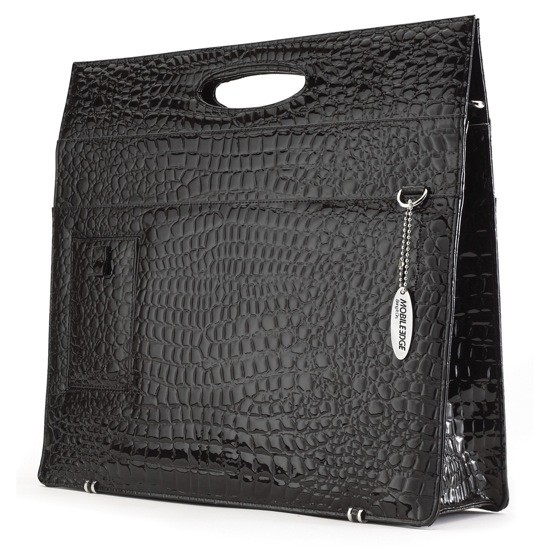 Picture of Mobile Edge METBC1 14.1 in. Ladies Briefcase Croc-Black