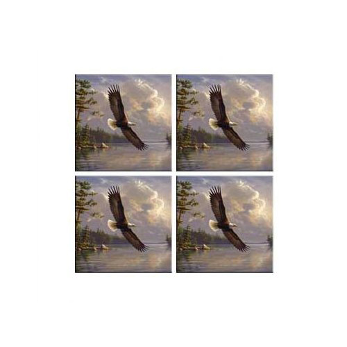 Picture of McGowan TT92080 Tuftop Eagle Coasters Set of 4