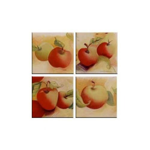 Picture of McGowan TT00530 Tuftop Apples Coasters Set of 4