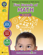 Picture of Classroom Complete Press CC3105 Five Strands of Math - Big Book