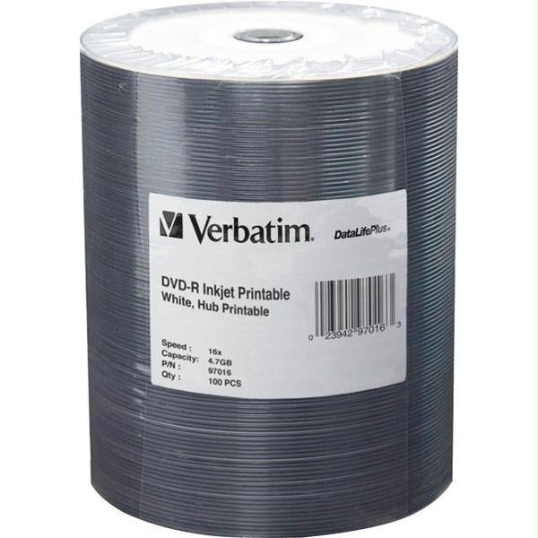 Picture of Verbatim 16X Printablewrite-Once Dvd-R