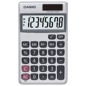 Picture of Casio Wallet Style Pocket Calculator