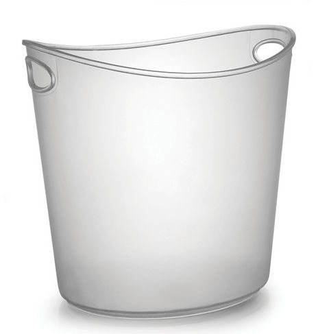 Fineline Settings 3404 Platter Pleasers 1 Gallon Oval Ice Bucket