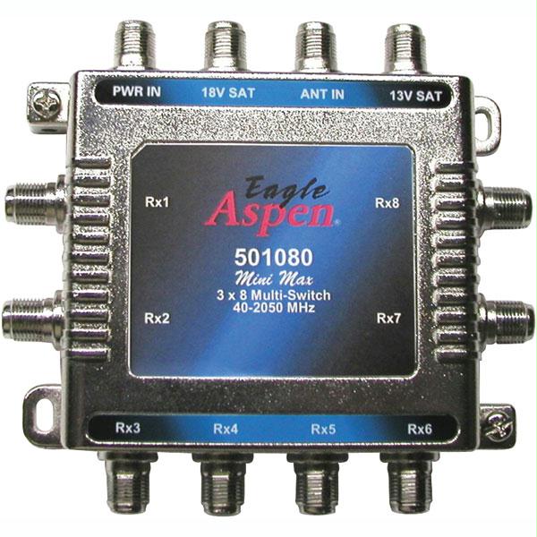 Picture of Eagle Aspen 501080 3-In X 8-Out Multi-Switch With Optional Power Supply Port