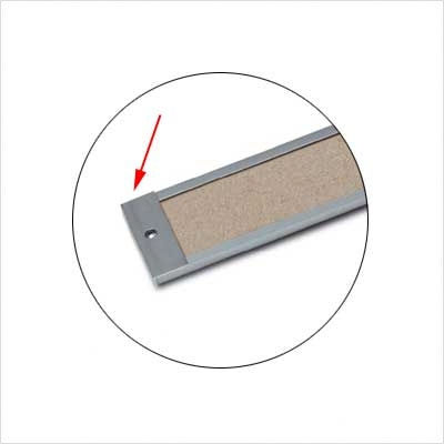 Picture of Marsh Industries MR-103-0000 1 in. Aluminum Map Rail End Plate