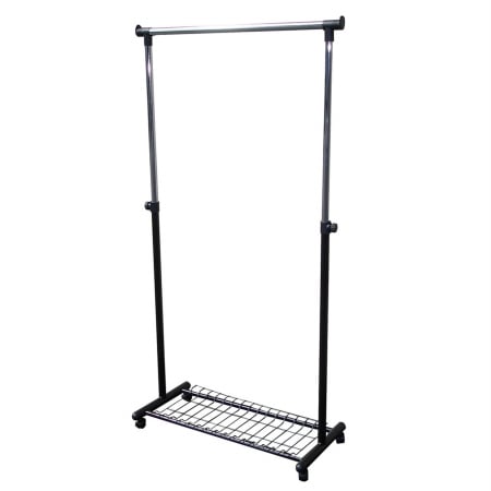 Ore International R505BK 62in. Coat Hanger w - wheels
