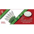 National Tree LS-874-50 50 Bulb Outdoor Soft White LED with Plastic Cover Illuminate Light Set with Green Wire-36 in. Le National Tree LS-874-50 50 Bulb Outdoor Soft White LED with Plastic Cover Illuminate Light Set with Green Wire-36 in. Le