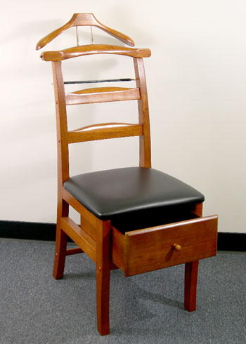 Picture of Proman VL16123 Manchester Chair Valet in Dark Cherry
