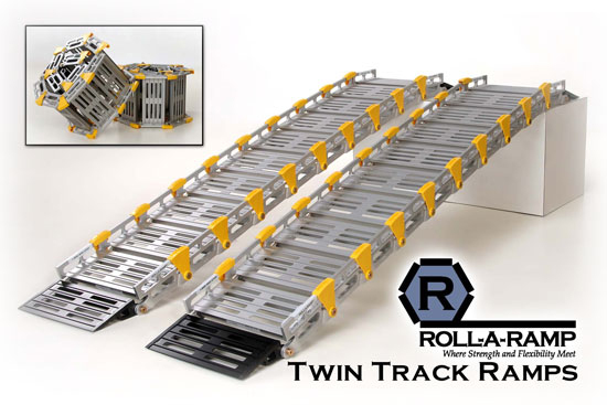 Picture of Roll-A-Ramp A11204A19 12 in. x 48 in. Twin Track Ramp