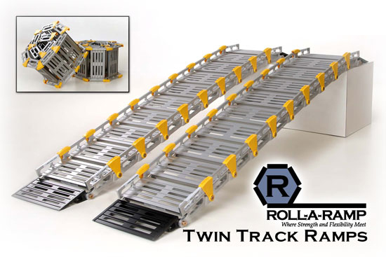 Picture of Roll-A-Ramp A11205A19 12 in. x 60 in. Twin Track Ramp
