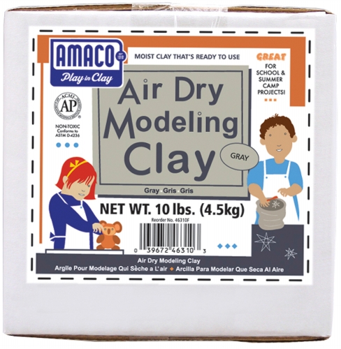 Picture of Amaco 4630-3C Air Dry Modeling Clay 10 Pounds