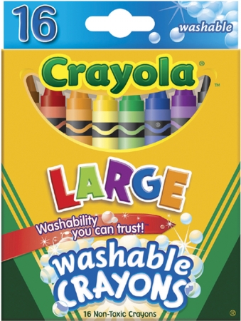 Picture of Crayola 52-3281 Crayola Large Washable Crayons