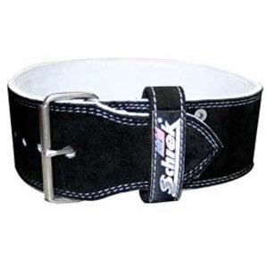 Competition Power Belt - Single Prong Stainless Steel Buckle - Black - Large