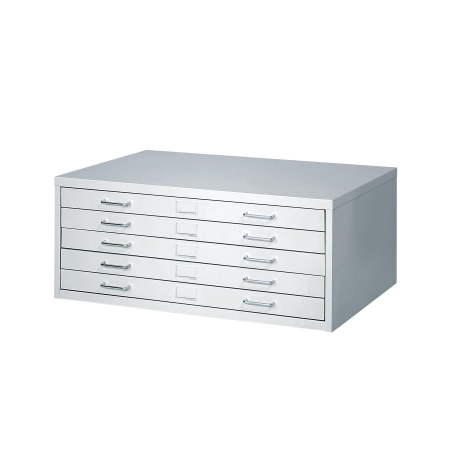 Safco 4969LG Light Gray Facil Steel Flat File-Small